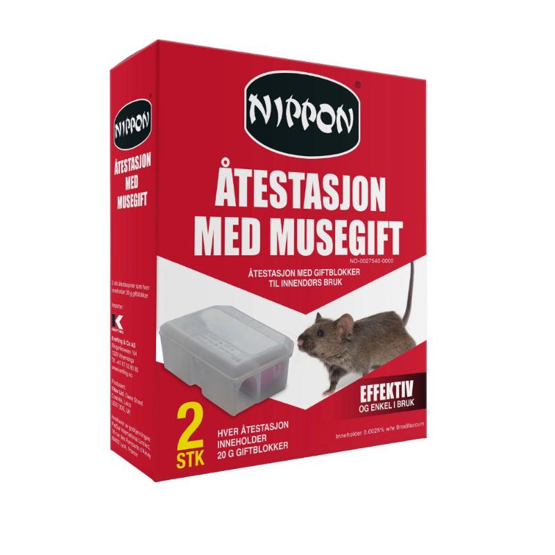 Musegift – hva er lovlig og hva fungerer?